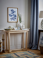 Linley - Candle Holder - Blue - Glass