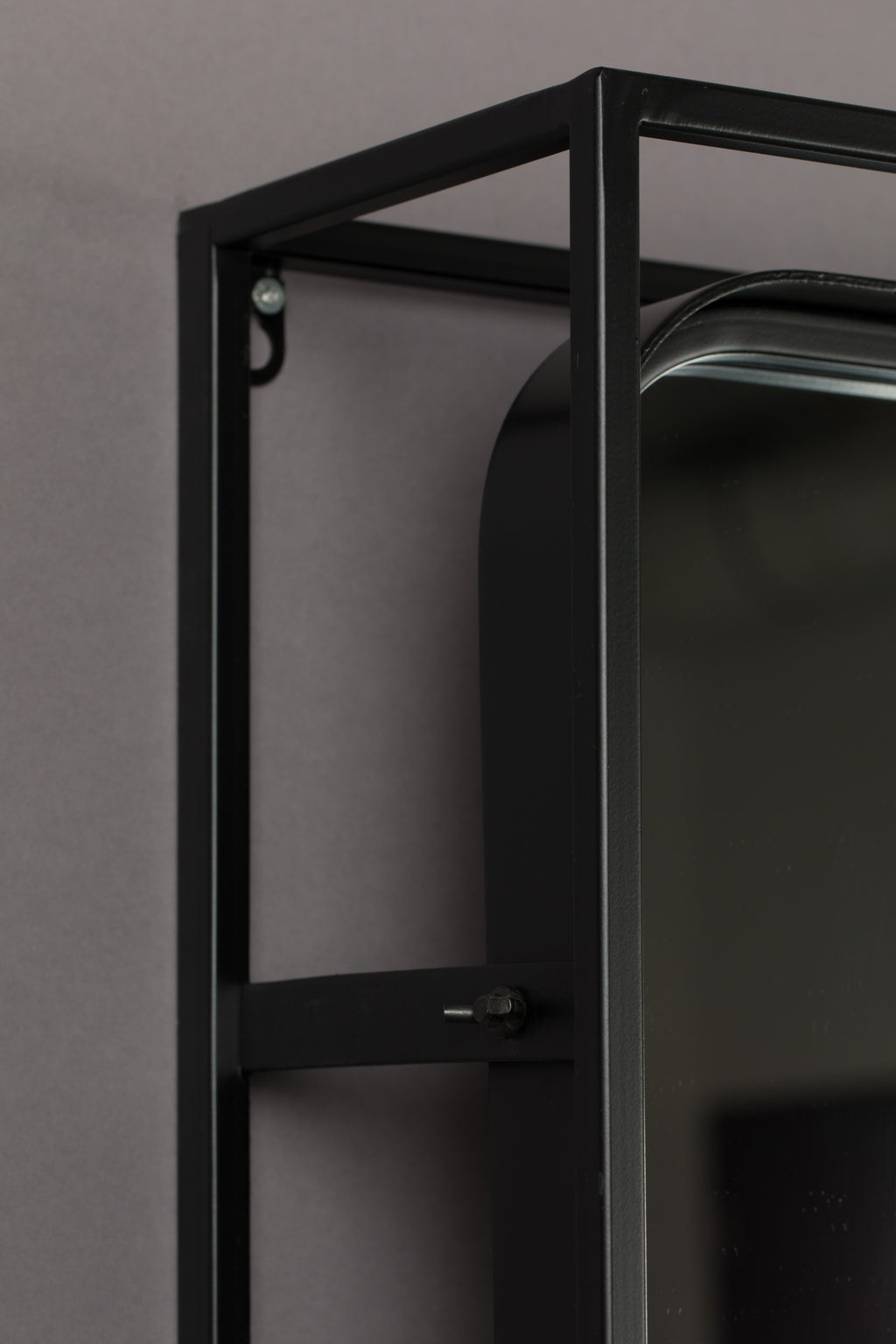Langres M - Miroir - Fer - Noir