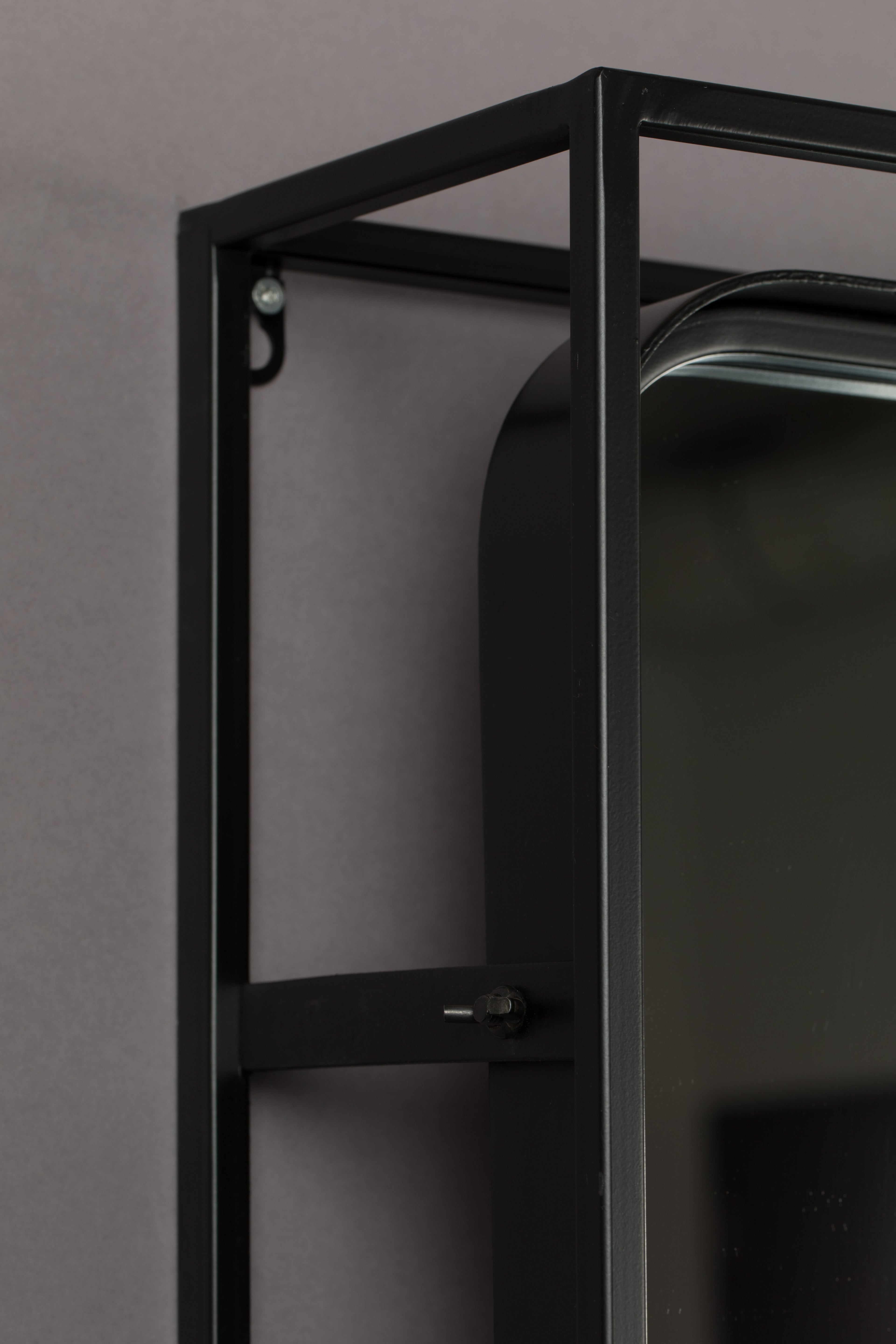 Langres M - Miroir - Fer - Noir