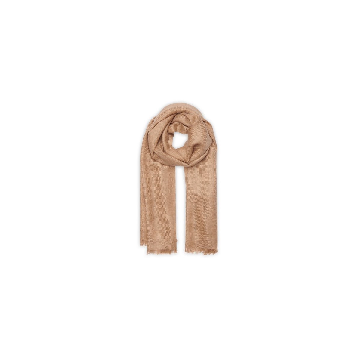 Cashmere Auténtico - Bufanda Santafe 150X55Cm - Camel - Voile 100% Cashmere - Mixto