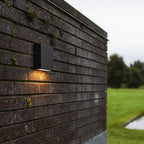 Gemini XF - Mains-Powered Wall Light - Aluminium - Matt Black