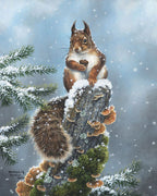 Paint By Numbers - Perched Squirrel