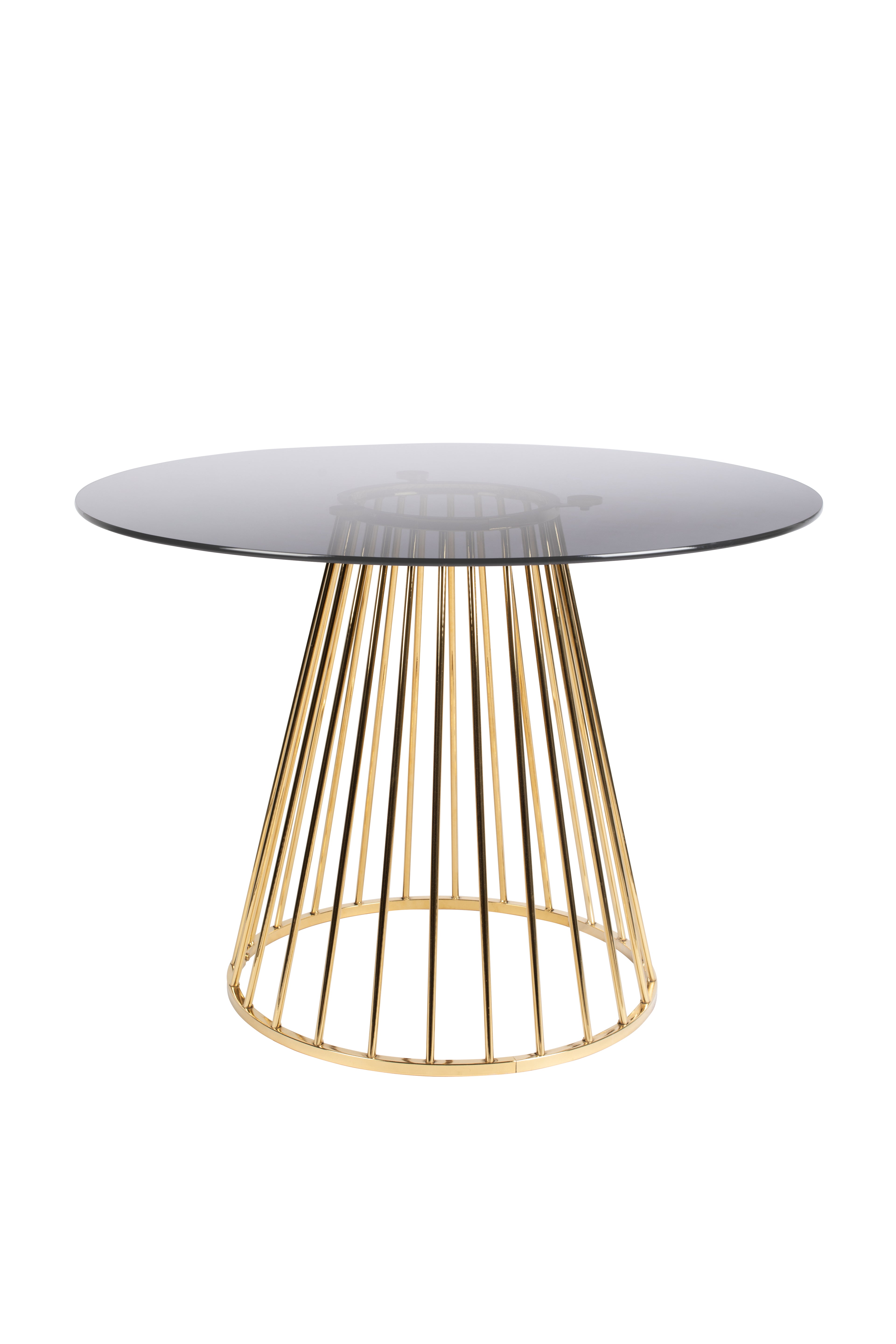 Floris - Mesa de comedor - Vidrio - Oro