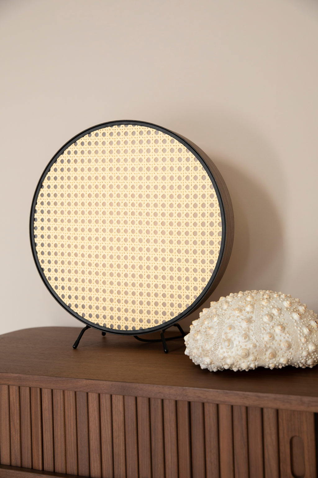 Sien - Table Lamp - Wood - Black/Brown