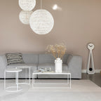 Glazed - Coffee Table - Ceramic - White