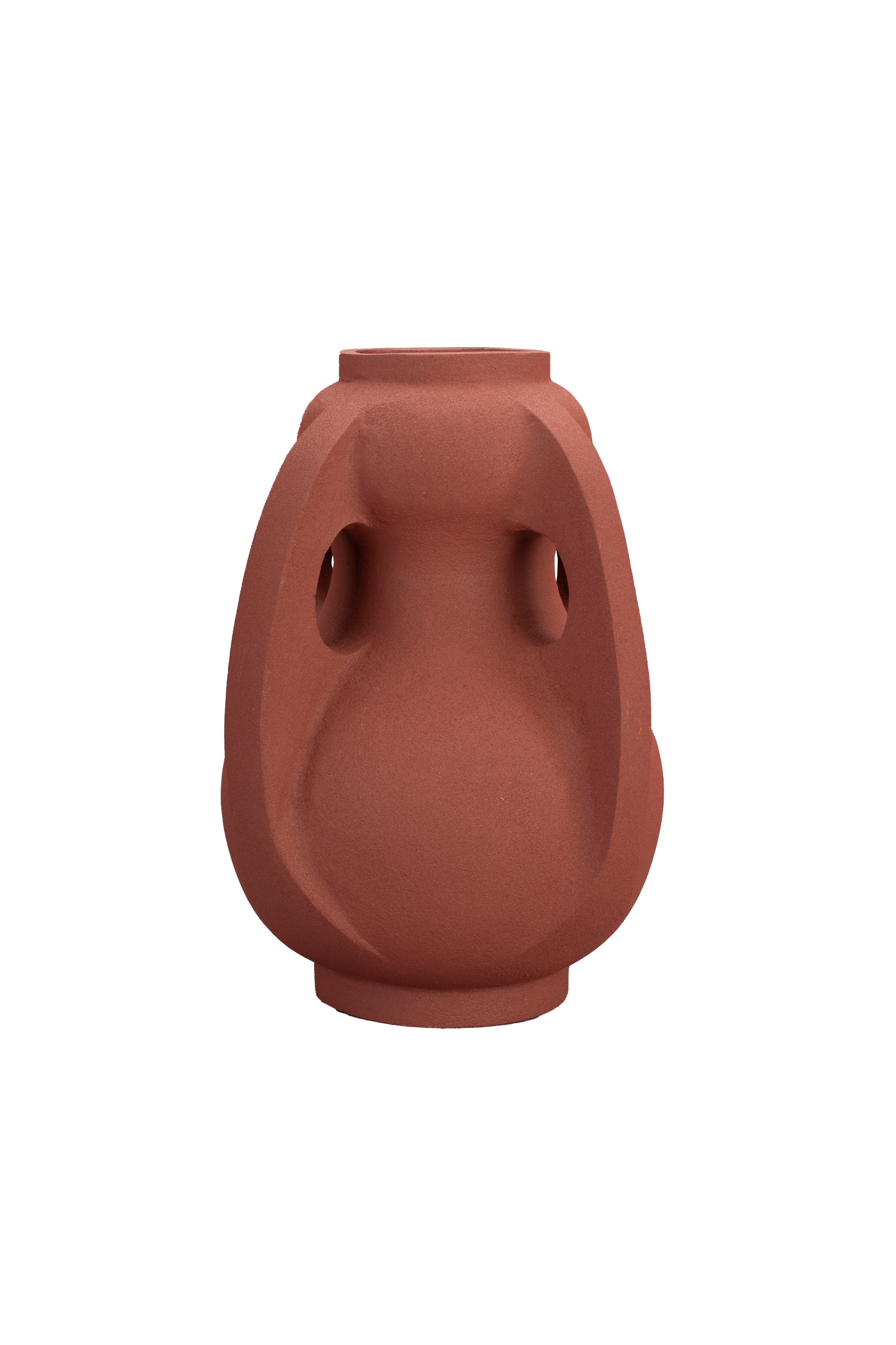 Thiago M - Vase - Aluminium - Rouge Terracotta