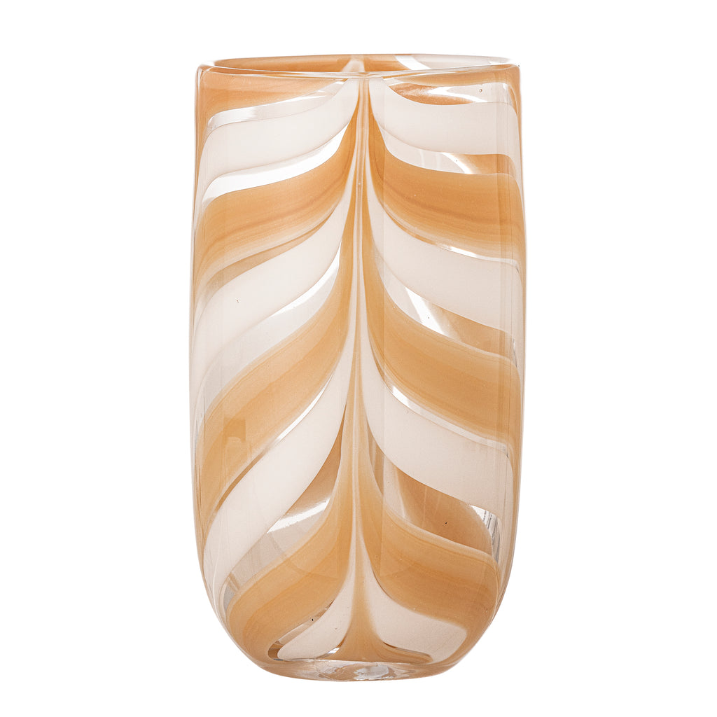 Taven - Vase - Orange - Glass