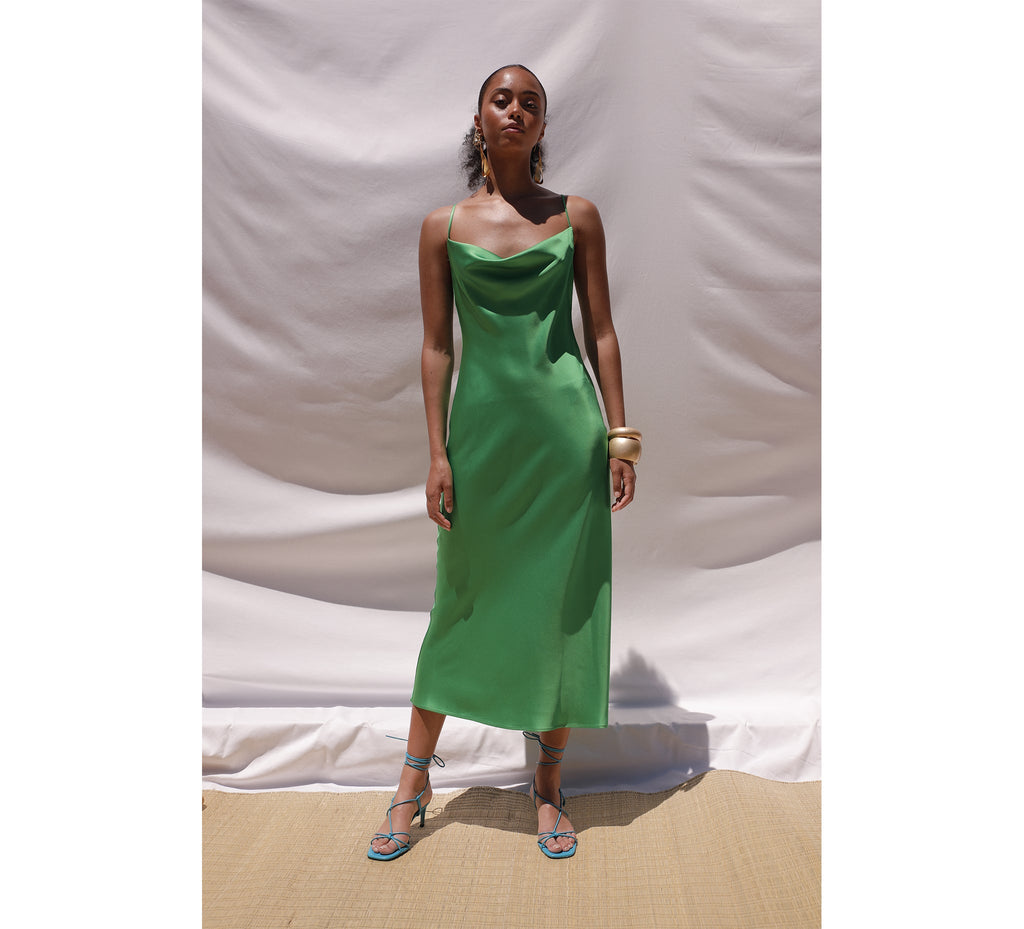 Vestido verde Elle