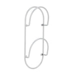 Carlton - Set of 4 Magazine Racks - Silver - Metal