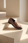 Mocassins Emilia Snake - Taupe