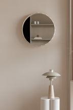 Burbujas - Espejo - Hierro - Beige