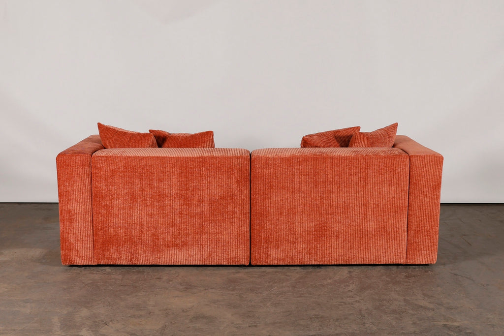 Prototipo - Sofá N°47B8 - Pana - Naranja