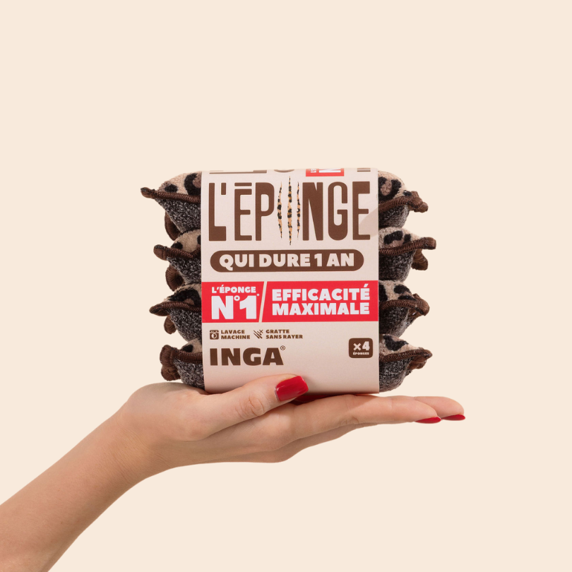 Nuevo - Esponjas Lavables 4 Leopardo
