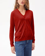 Ultra-Fine Cardigan - Chilli - Women