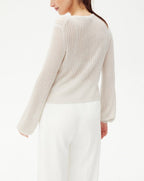 Cardigan Torsades Ajourees - Chanvre - Femme
