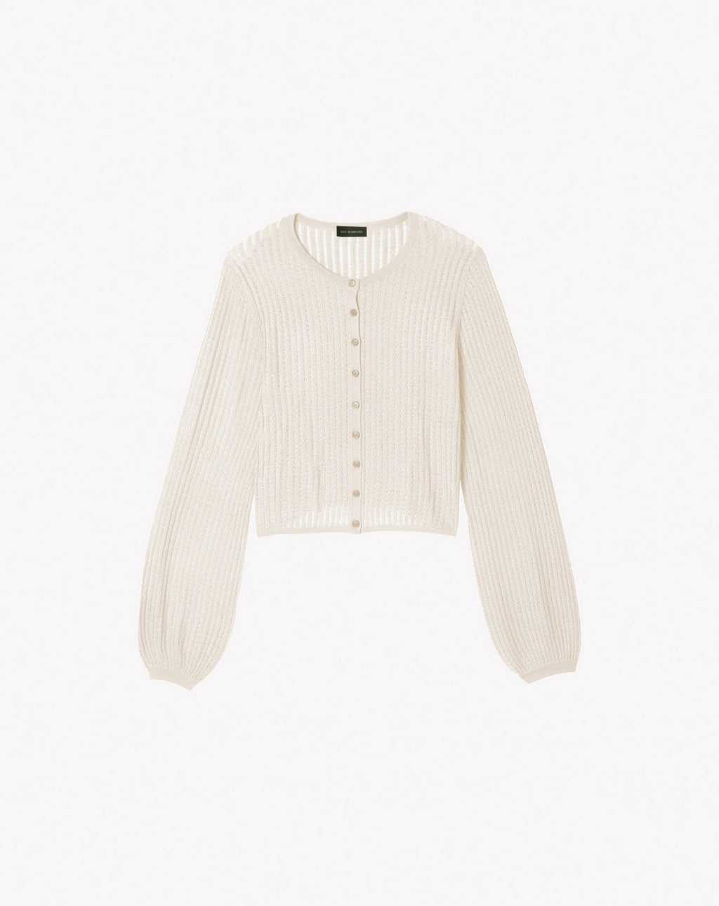 Cardigan Torsades Ajourees - Chanvre - Femme