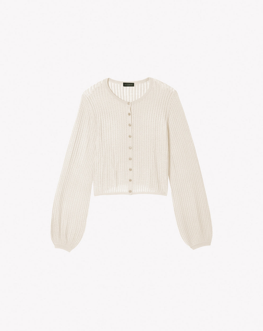 Cardigan Torsades Ajourees - Chanvre - Femme