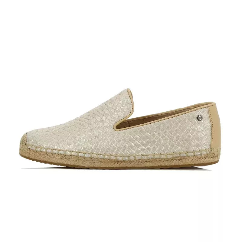 UGG Sandrinne Metallic Espadrilles - Gold