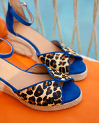 Espadrilles Compensées Cadaques Léopard