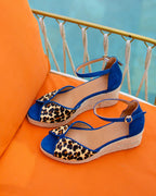 Espadrilles Compensées Cadaques Léopard