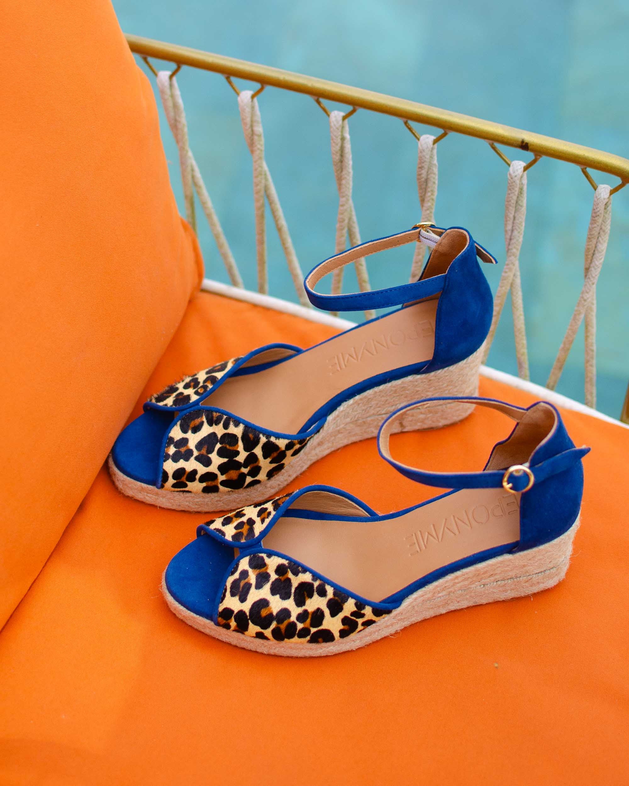Espadrilles Compensées Cadaques Léopard