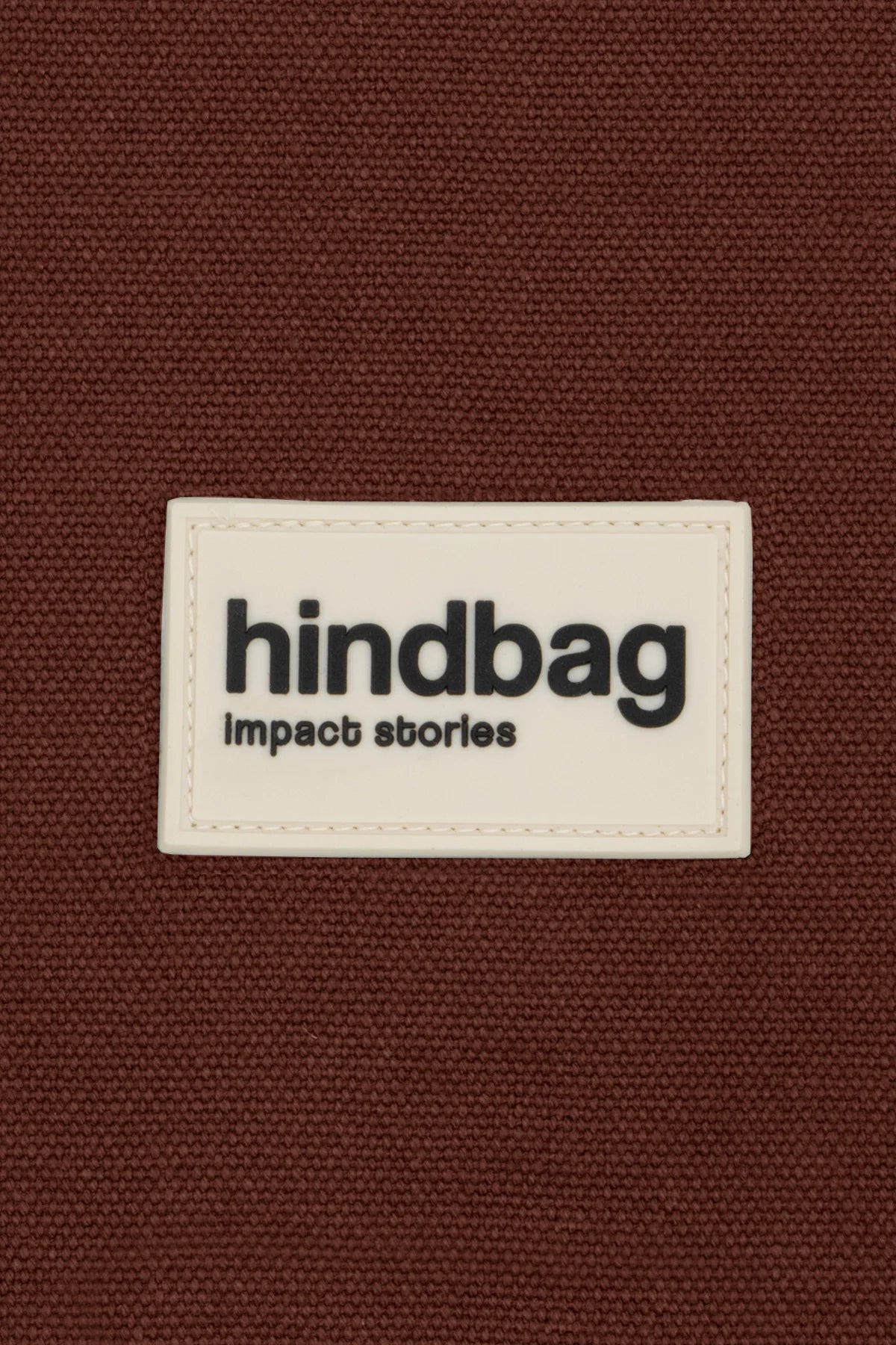 inzoomning silikonetikett hindbag choklad 