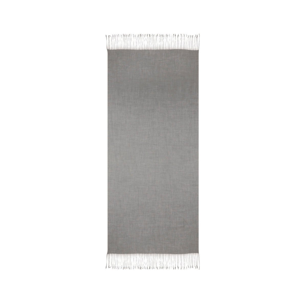 Garapua Stole 180X85Cm - Grey - 100% Cashmere Voile - Unisex
