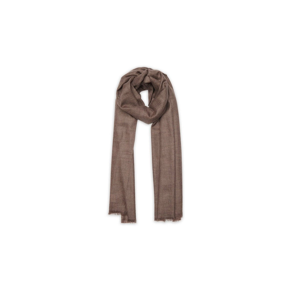 Tabatinga Stole 180X85Cm - Taupe - 100% Cashmere Voile - Unisex