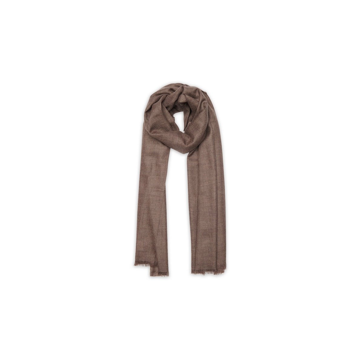Tabatinga Stole 180X85Cm - Taupe - 100% Cashmere Voile - Unisex