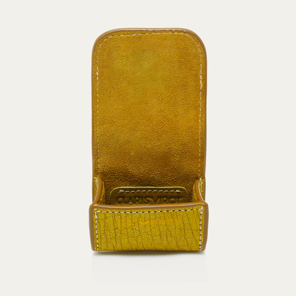 Funda Jamie Airpod Cuero Azufre