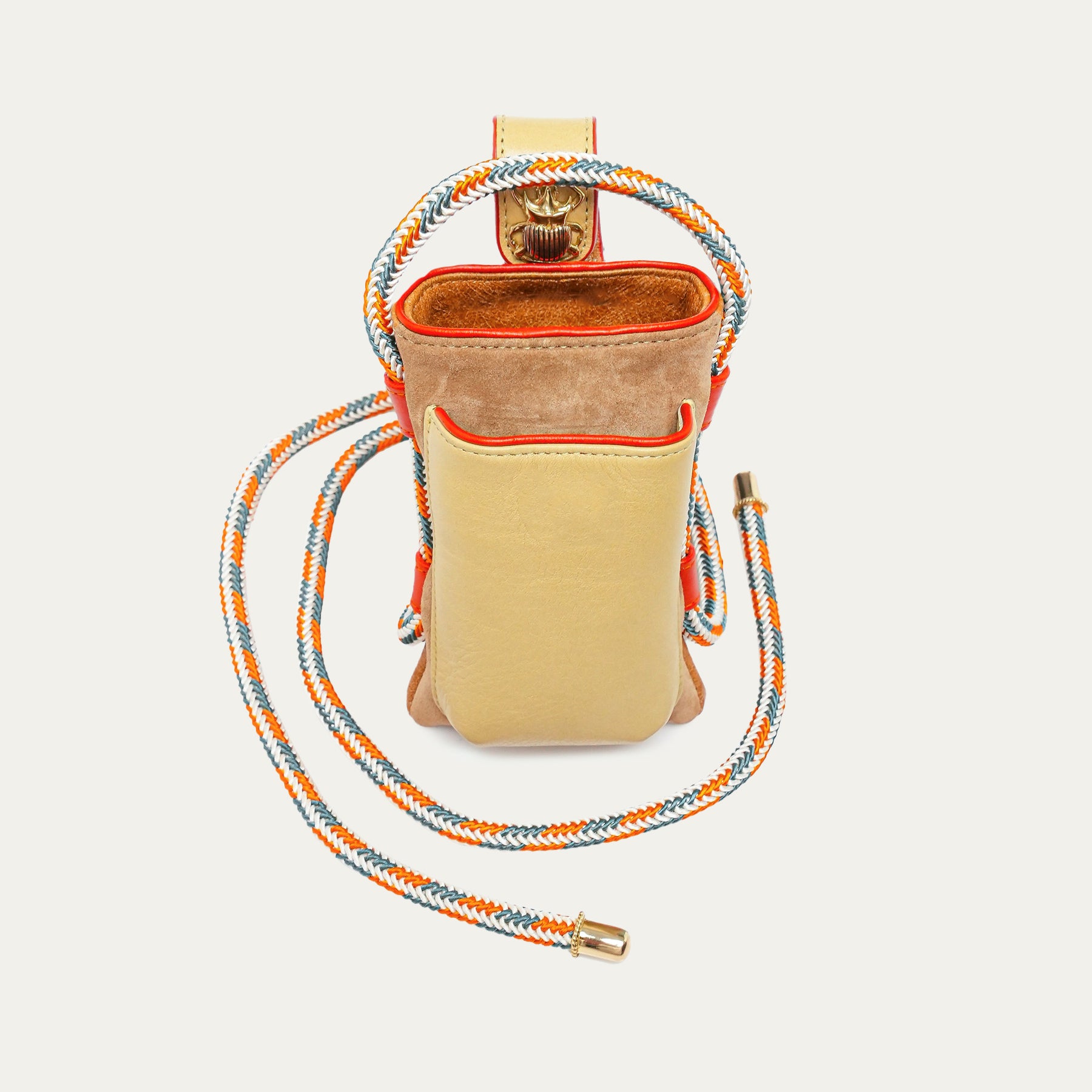 Etui Double Marcus Cuir Off White