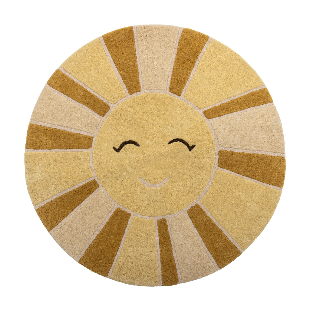 Sun - Rug - Yellow - Wool