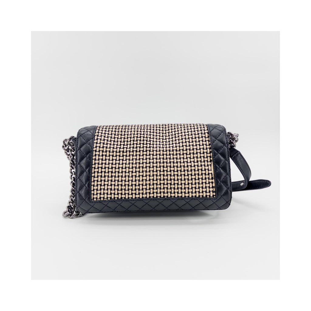 Chanel - Sac Porté Épaule Reverso Boy Flap Old Medium Cuir - Noir