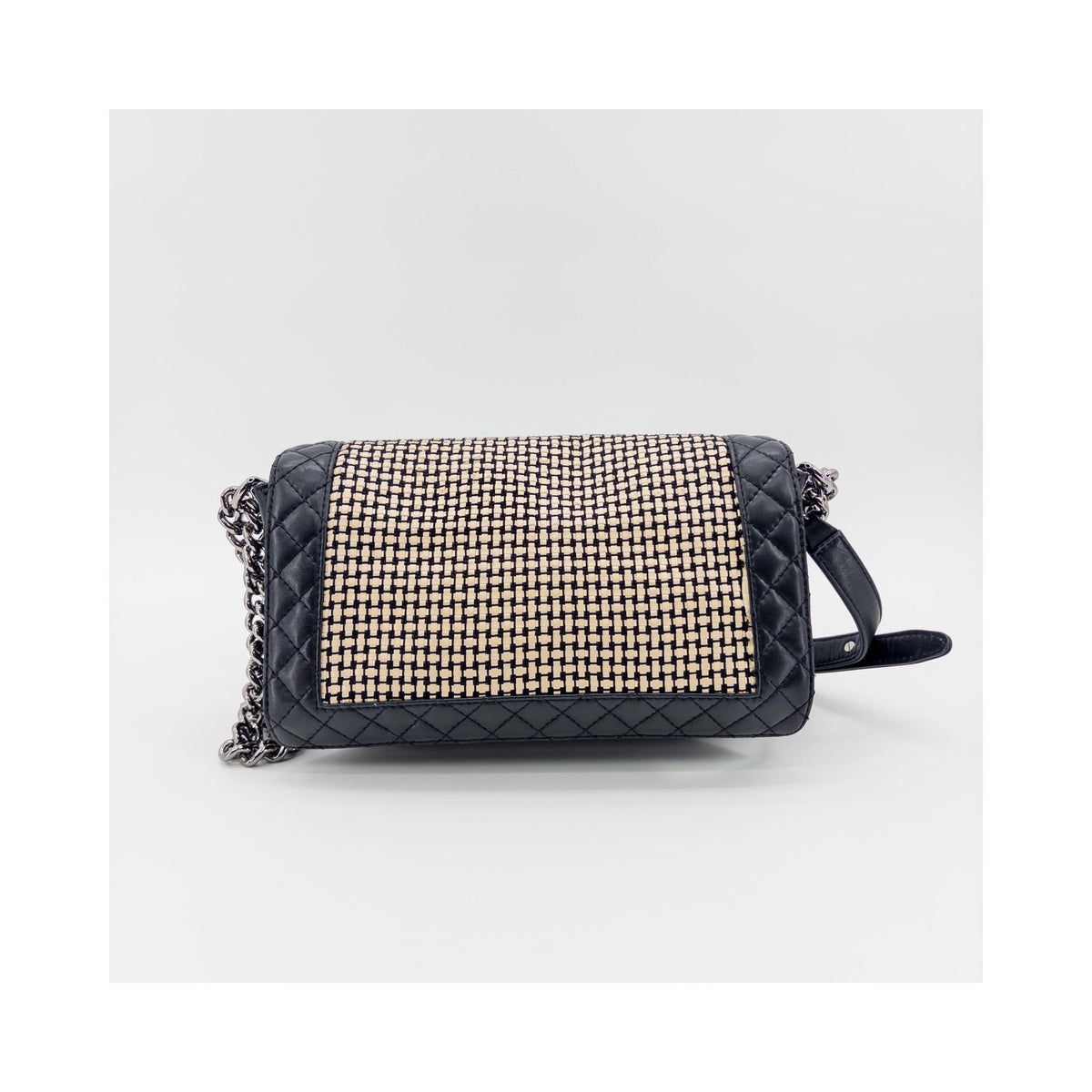 Chanel - Sac Porté Épaule Reverso Boy Flap Old Medium Cuir - Noir