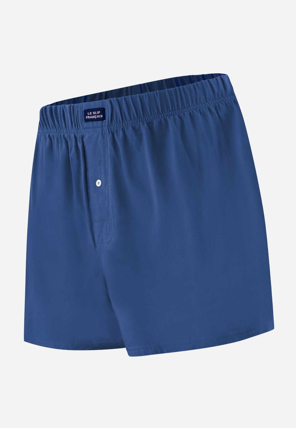 Boxer Fredo in Jersey di Cotone - Blu Acciaio