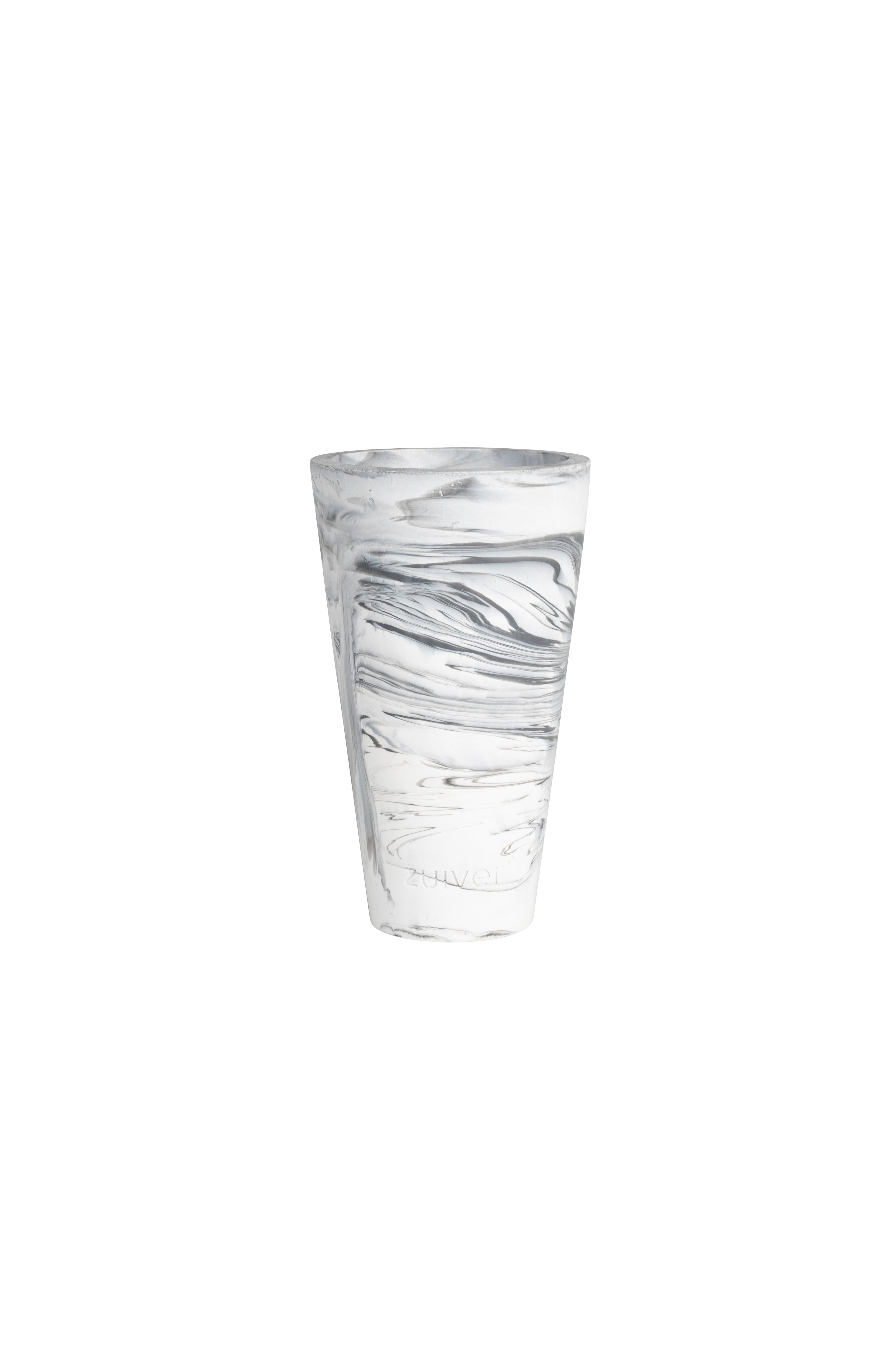 Conic S - Jarrón - Resina - Negro/Blanco/Gris