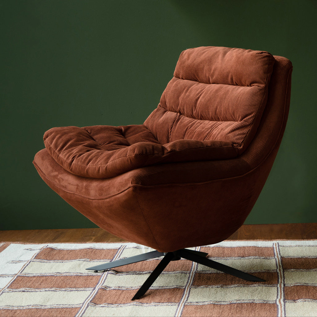 Gambit - Rug - Cotton - Beige/Terracotta