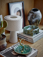 Emmie - Lampe À Poser - Blanc - Polyester