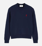 Ami Paris - Sudadera Ami De Coeur – Azul Marino Rojo