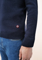 Pull Jean En Maille - Marine