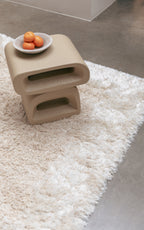 Eddy - Table D'Appoint - Résine - Beige