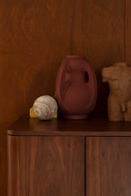 Thiago M - Vase - Aluminium - Rouge Terracotta