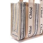 Chloe - Cabas Woody Medium - Femme - Beige