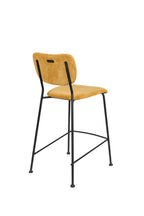 Benson 64.5 Cm - Set of 2 Bar & Counter Stools - Fabric - Ochre/Yellow
