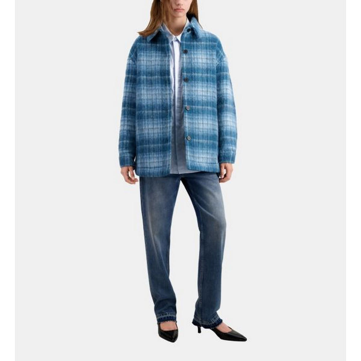 The Kooples – Hemdjacke – Blau – Damen