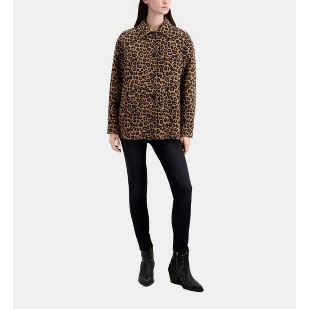 The Kooples - Wool Overshirt - Brown and Black - Women
