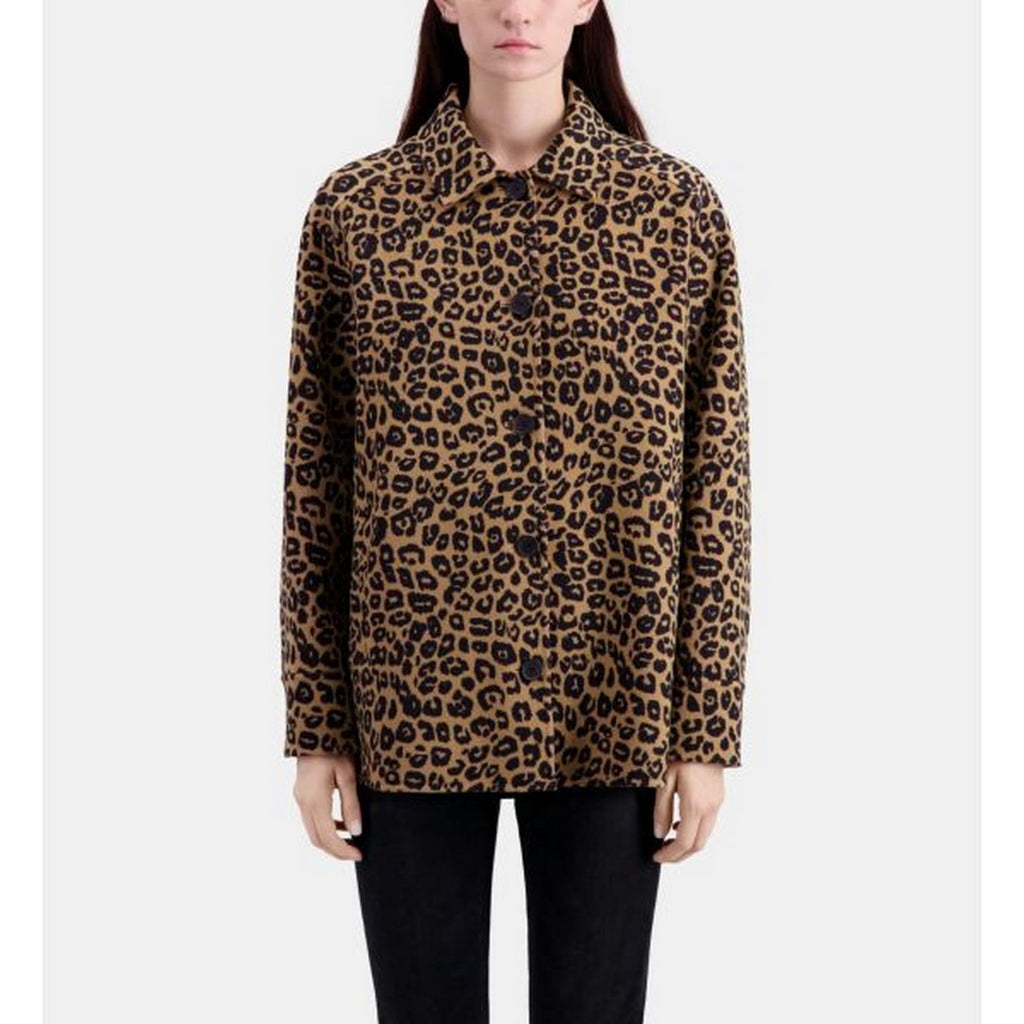 The Kooples - Wool Overshirt - Brown and Black - Women