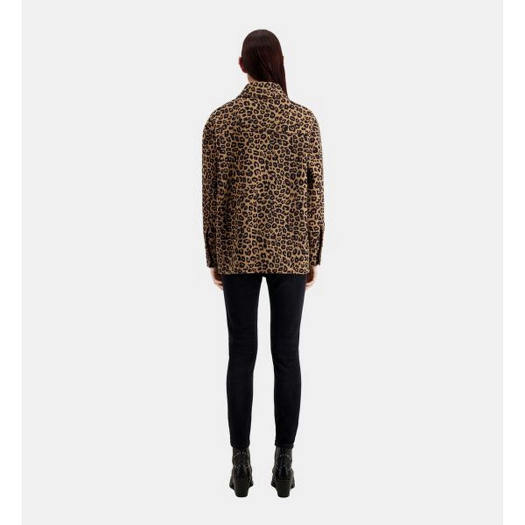 The Kooples - Wool Overshirt - Brown and Black - Women