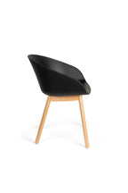 Void - Lot De 2 Fauteuils De Salle À Manger - Plastique polypropylène - Chêne Noir