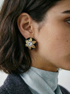 Fendi Vintage 1990s Clip-On Earrings